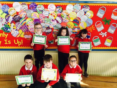 Grace, Fionn, Lauren, Leo, Zara and Corey were delighted this afternoon to be awarded the Pupil of the Week accolade in their respective classes.