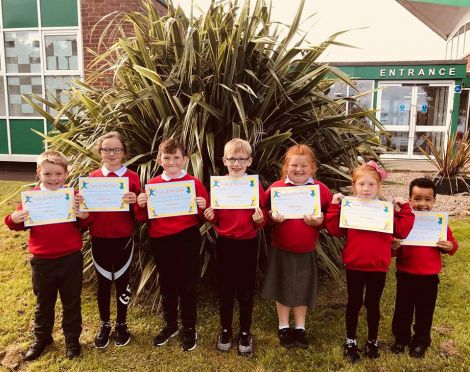 Our first Pupil of the Week recipients of the school year were delighted to get their certificates today. A great first week back for everyone in St Joseph's. Well done Shai, Leo, Jasmine, Fionn, Kieva, Ryan and Zara!