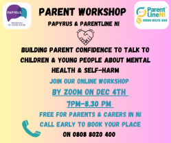 Parent Line NI - Parent Workshop